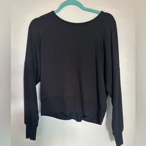 Open back, long sleeve